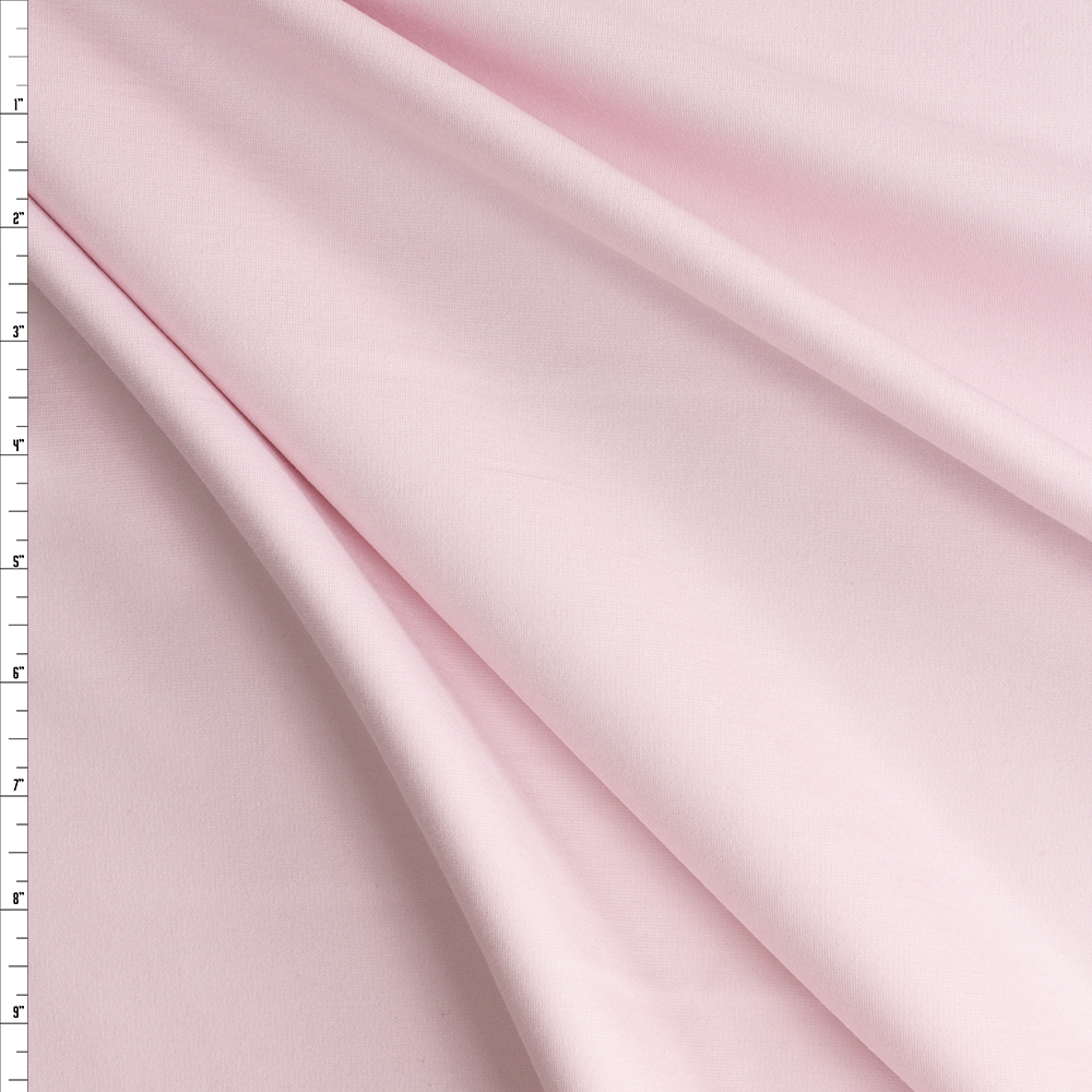 Petal Pink NYC Designer Ponte De Roma #29339 Fabric By The Yard