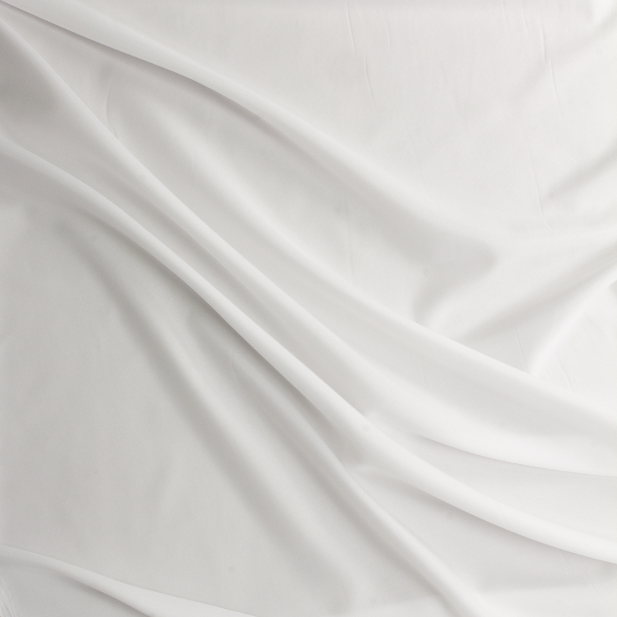 White Polyester Pongee #29340 Fabric By The Yard - Wide shot