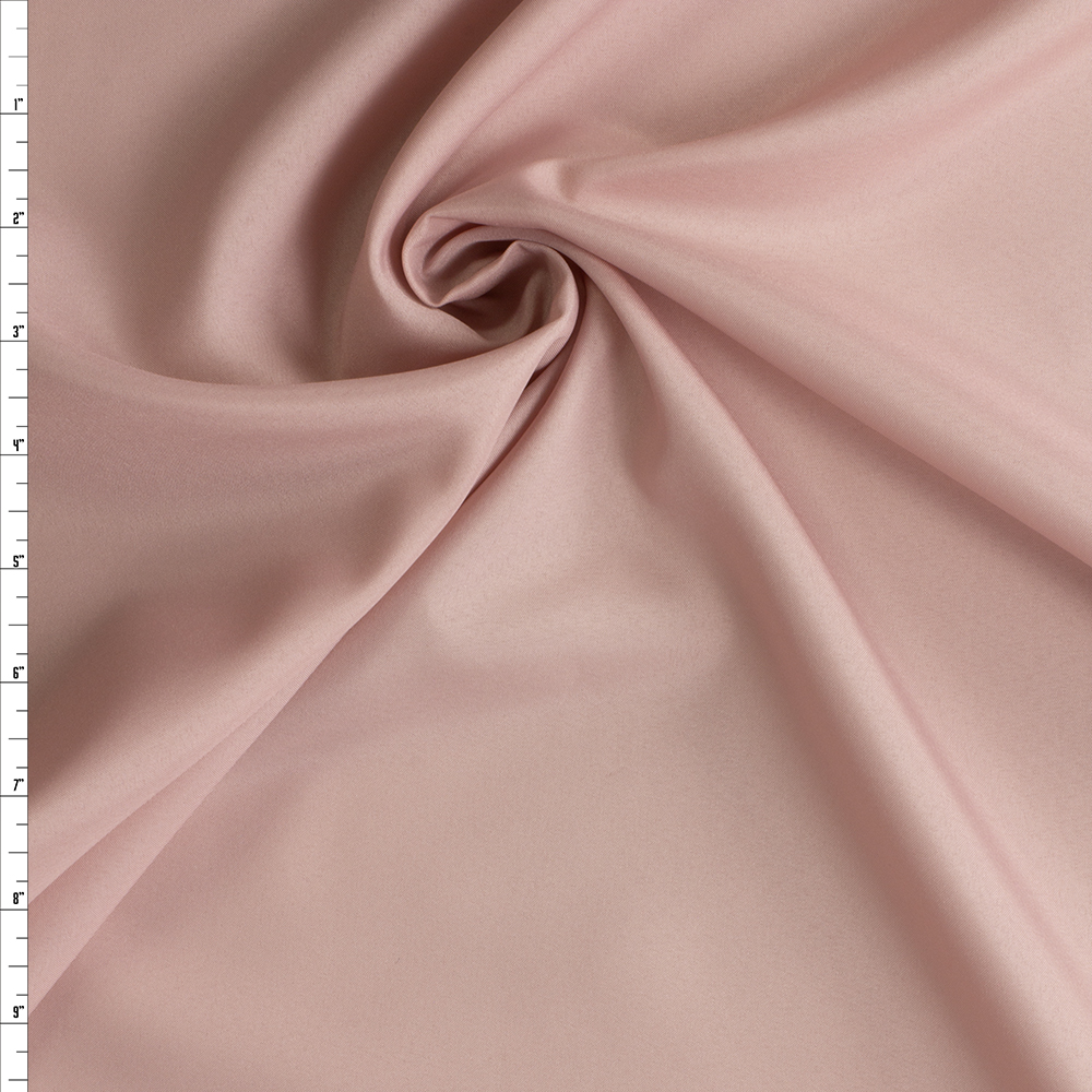 Dusty Blush Polyester Pongee #29369 Fabric By The Yard