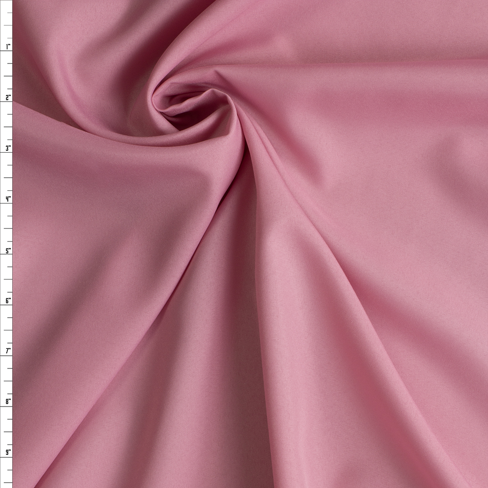 Dusty Rose Polyester Pongee #29371 Fabric By The Yard
