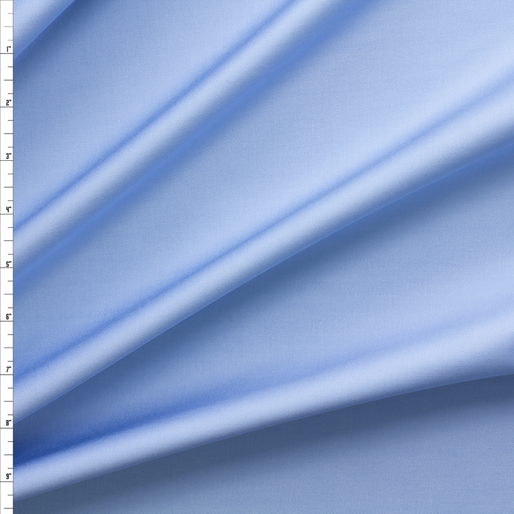 Baby Blue Designer Cotton Sateen #29481 Fabric By The Yard