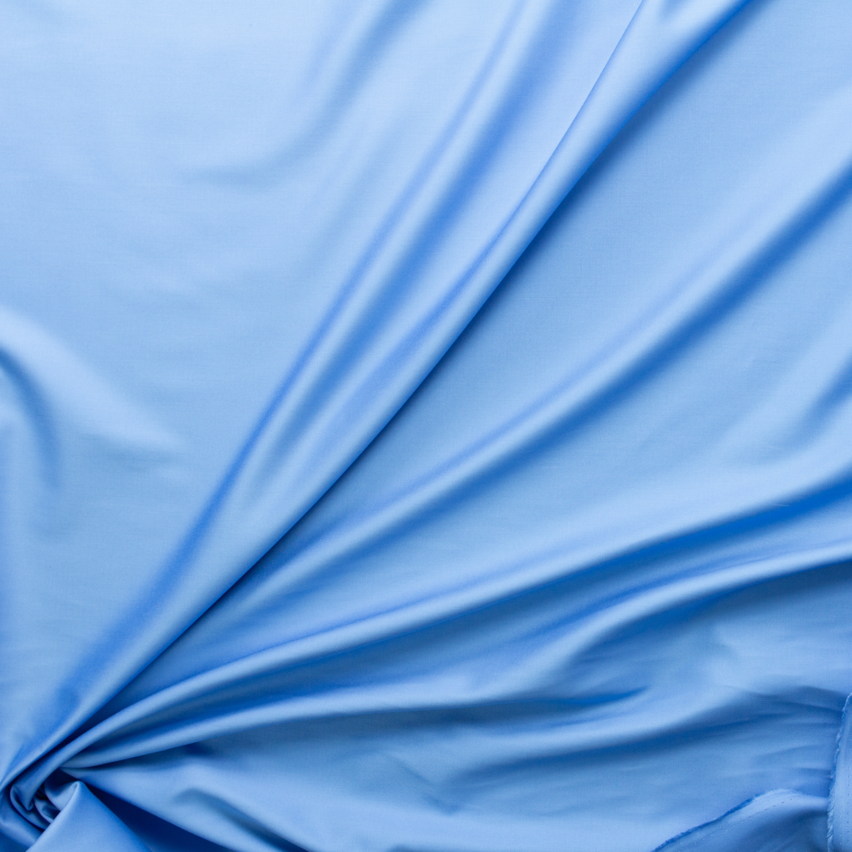Turquoise Designer Cotton Sateen #29483 Fabric By The Yard - Wide shot