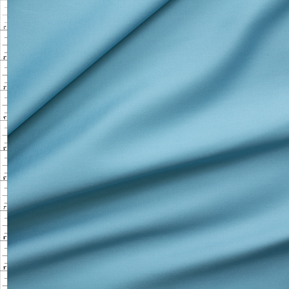 Dusty Aqua Designer Cotton Sateen #29486 Fabric By The Yard