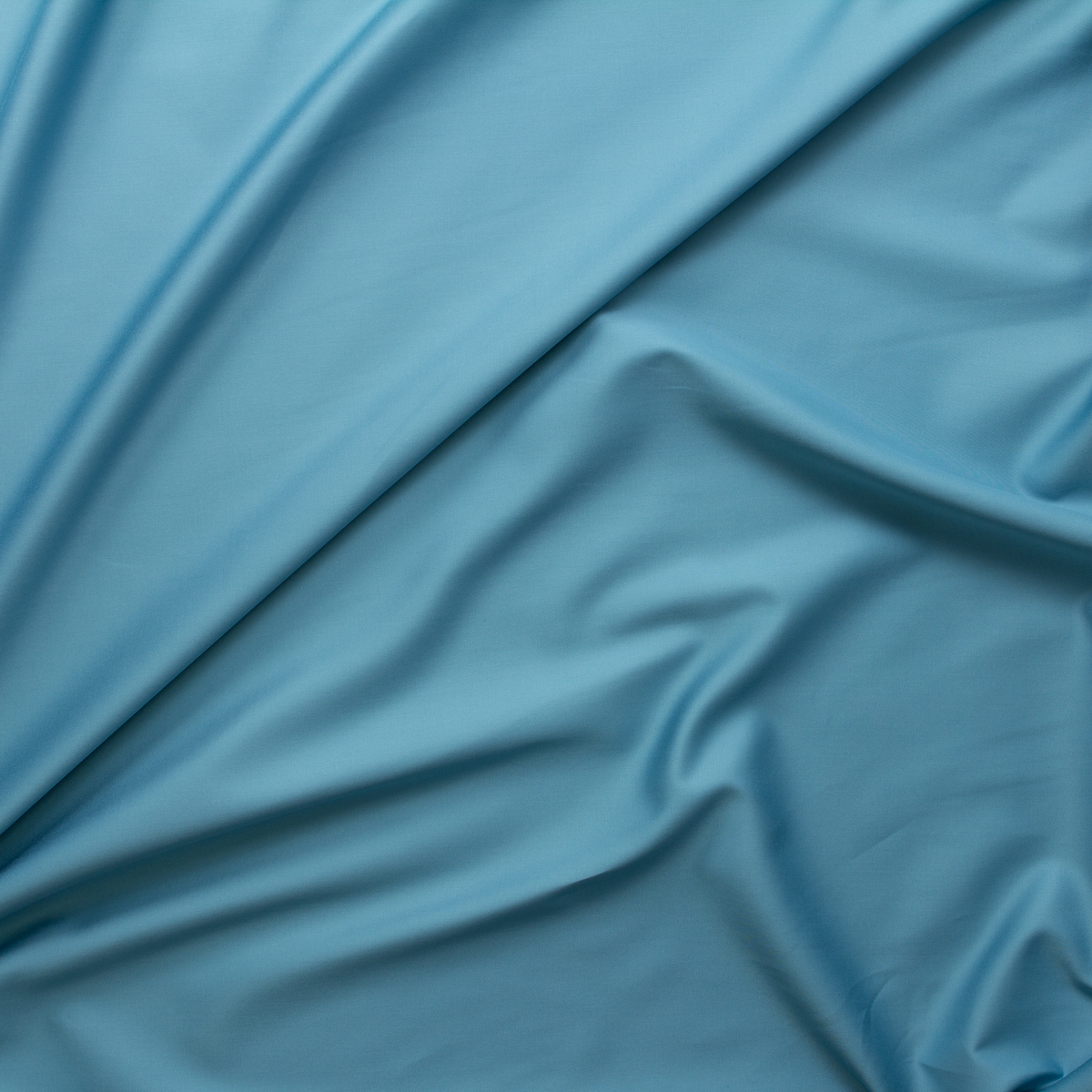 Dusty Aqua Designer Cotton Sateen #29486 Fabric By The Yard - Wide shot