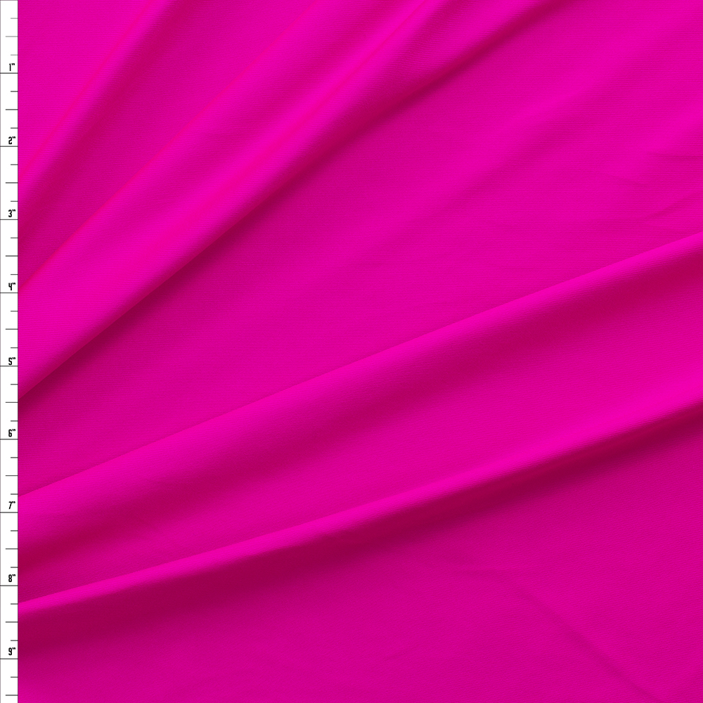 Neon Pink Midweight Athletic Knit #29499 Fabric By The Yard