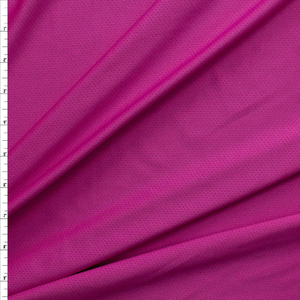 Fuchsia Designer Athletic Mesh from Rainbeau #29512 Fabric By The Yard