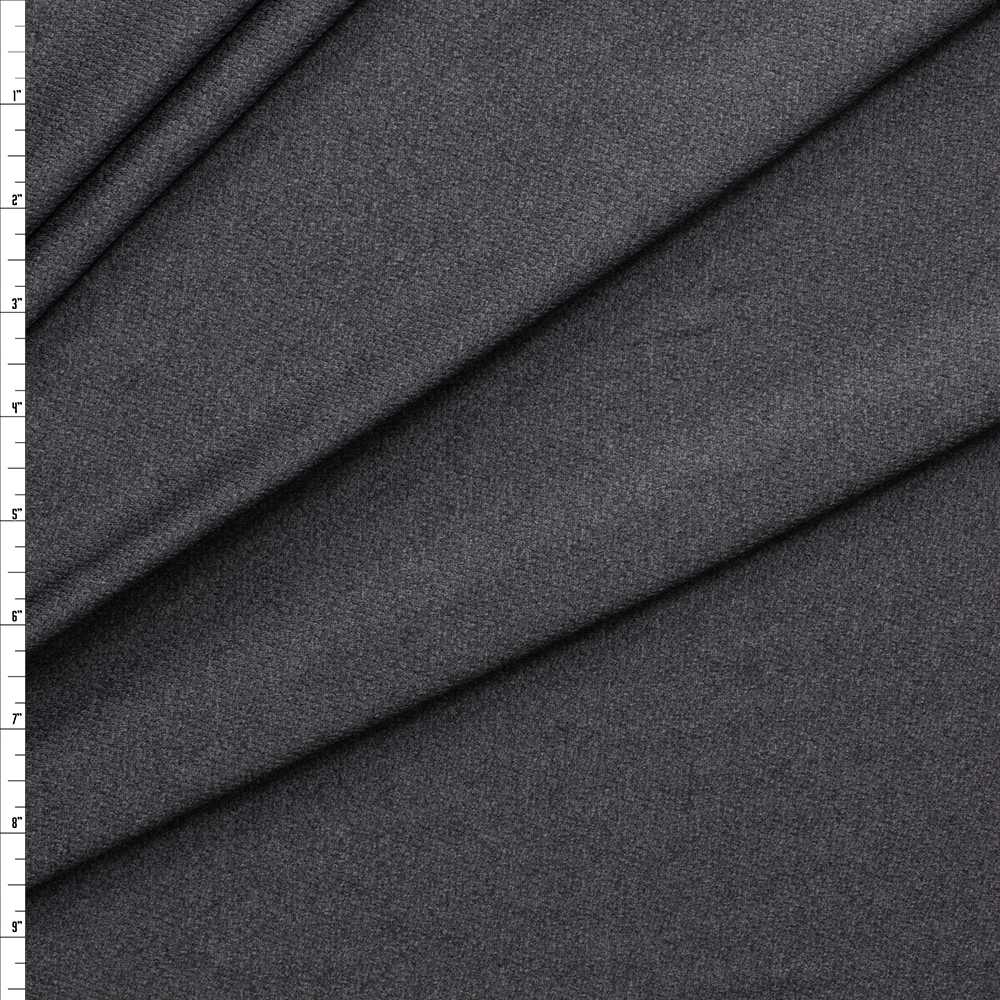 Charcoal Designer Athletic Mesh from Rainbeau #29514 Fabric By The Yard