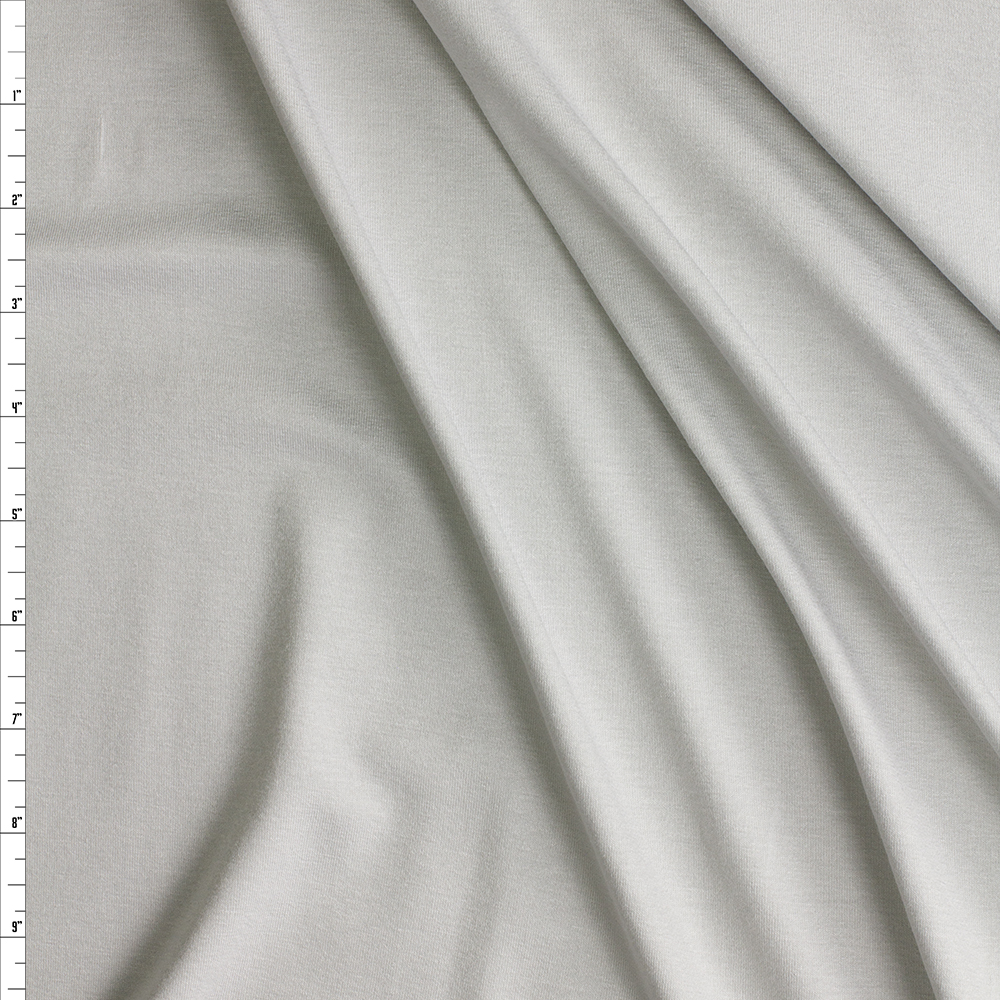Silver NYC Designer Rayon/Spandex Jersey Knit #29517 Fabric By The Yard