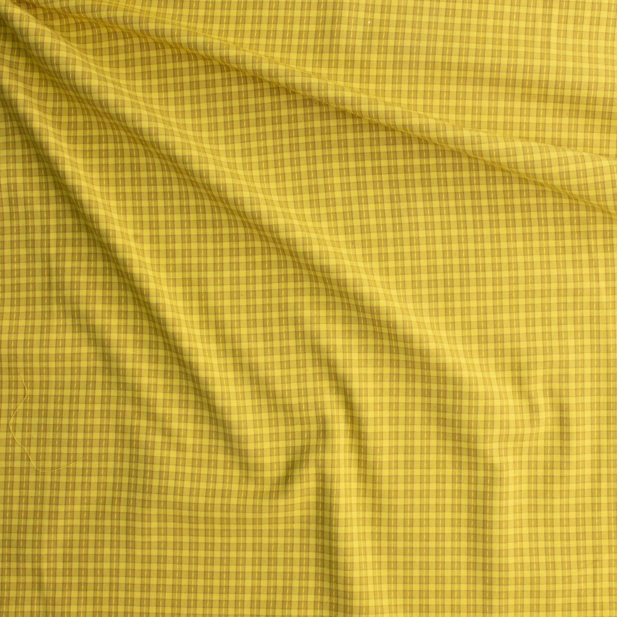 Yellow And Gold Yarn Dyed Cotton Plaid From Marcus Fabrics #29587 Fabric By The Yard - Wide shot