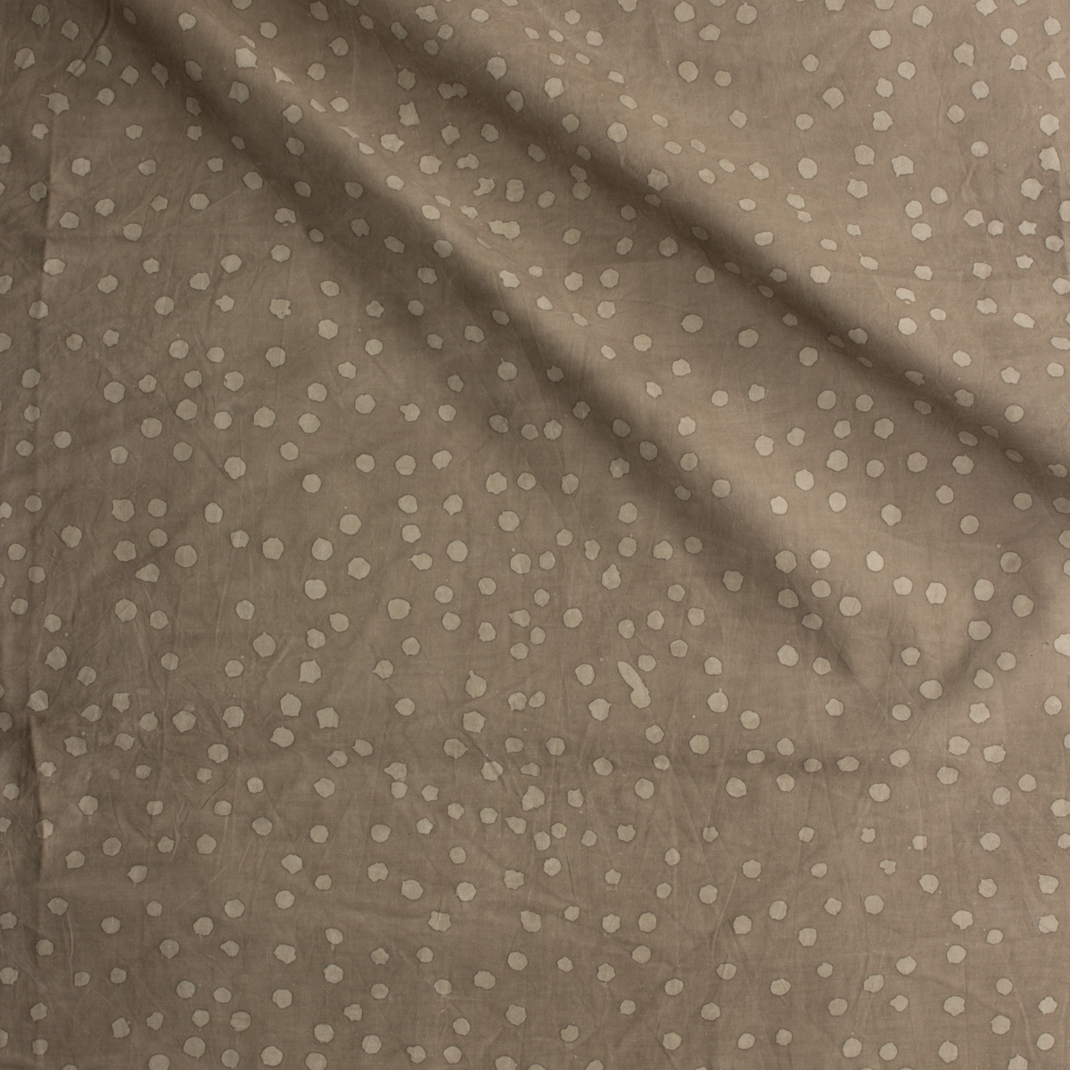 Light Taupe Dapple Dots Cotton Batik From Marcus Fabrics #29622 Fabric By The Yard - Wide shot