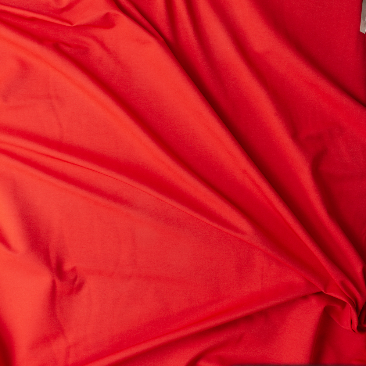 Red NYC Designer Viscose/Nylon Stretch Twill #29636 Fabric By The Yard - Wide shot