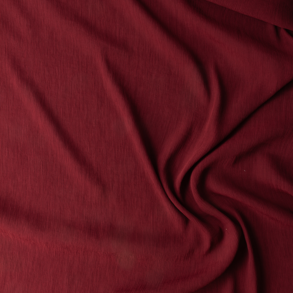 Wine NYC Designer Rayon Crinkle #29644 Fabric By The Yard - Wide shot