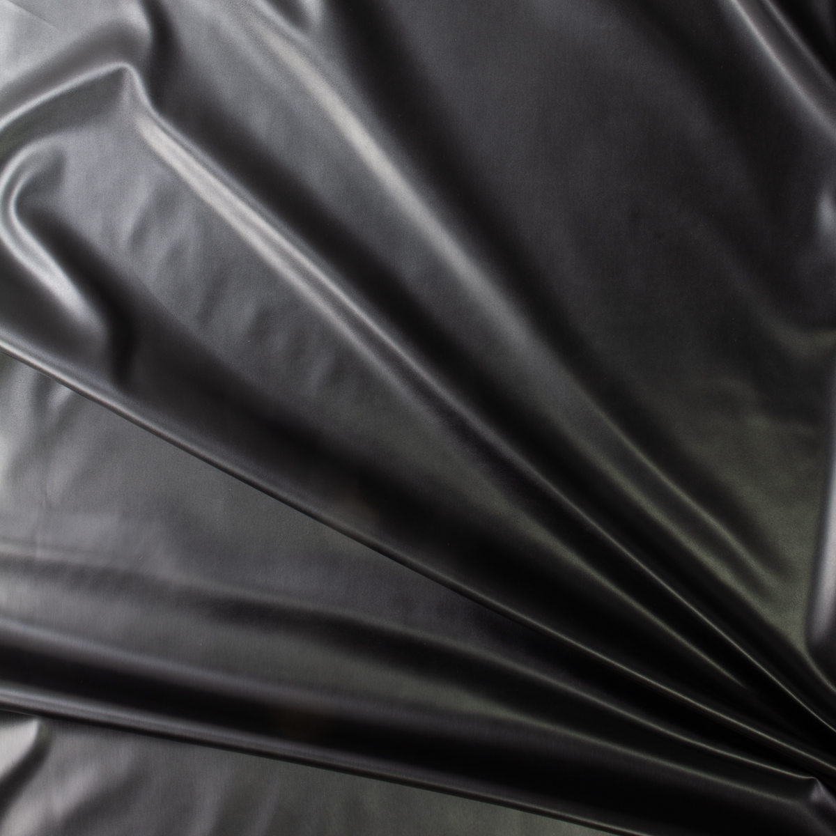 Black NYC Designer Vegan Leather #29698 Fabric By The Yard - Wide shot