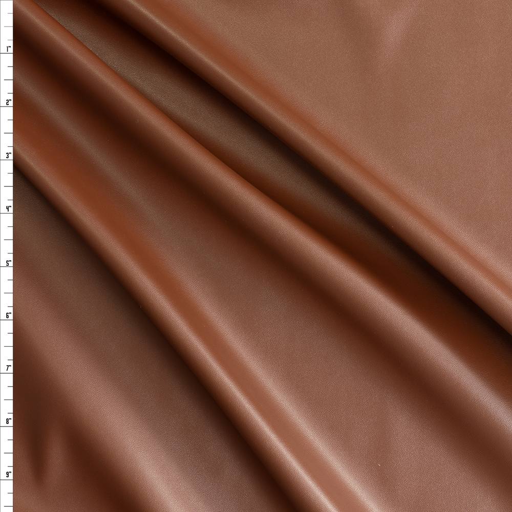 Mocha NYC Designer Vegan Leather #29700 Fabric By The Yard