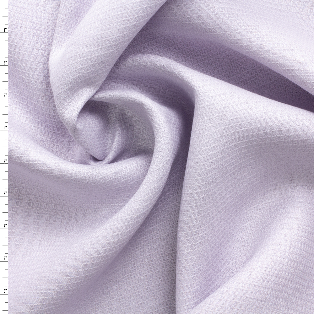 Ghost Lavender Piqué Linen #29708 Fabric By The Yard