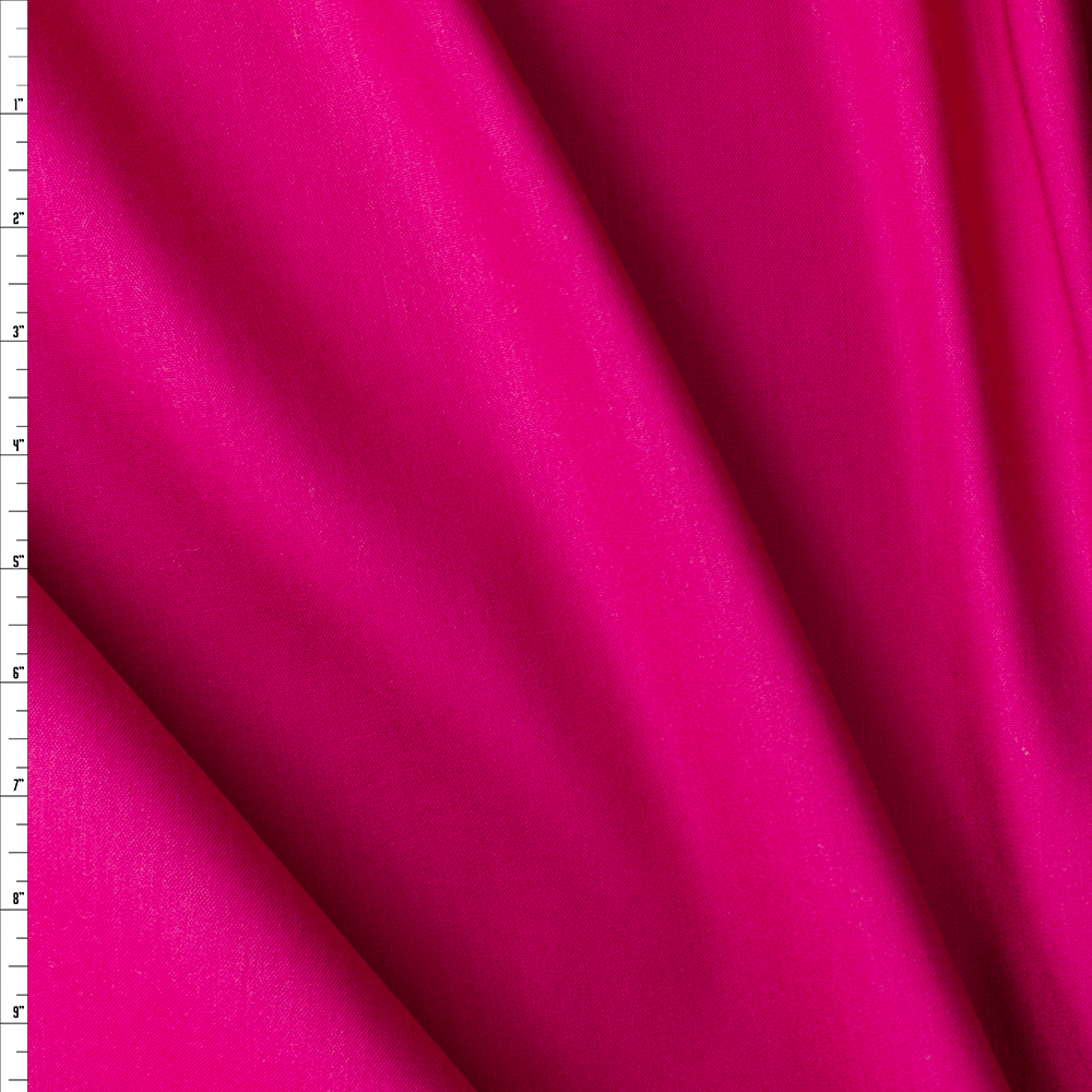 Raspberry Marabella Stretch Linen/Viscose #29717 Fabric By The Yard
