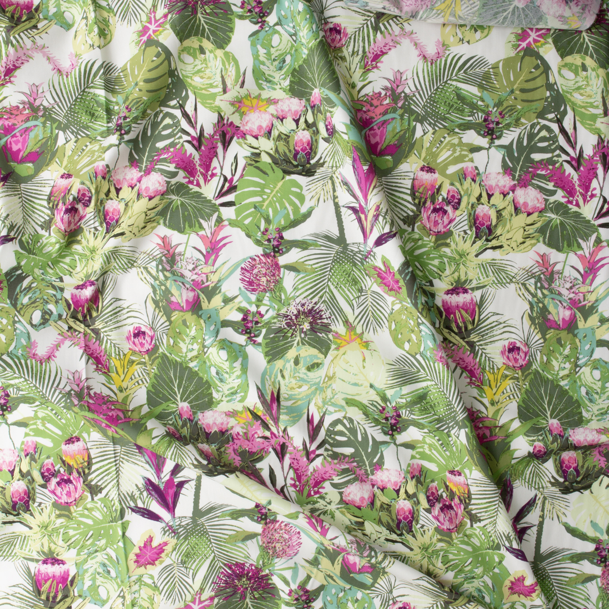 Esoterra Tropicalia Light Cotton Poplin from Art Gallery Fabrics #29777 Fabric By The Yard - Wide shot