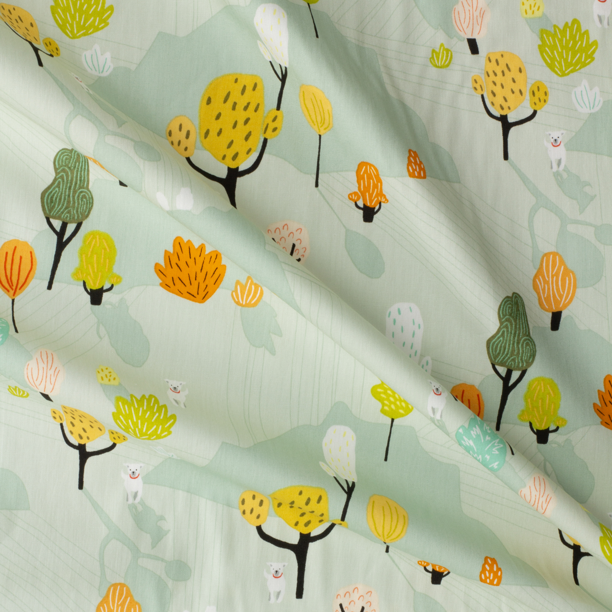 Oh Woof! Freedom Stroll Cotton Poplin from Art Gallery Fabrics #29785 Fabric By The Yard