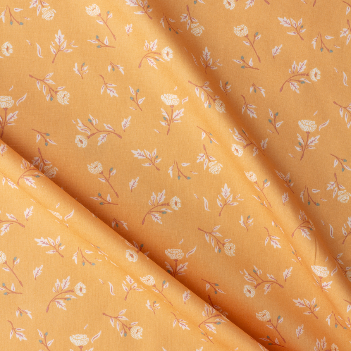Little Clementine Miss Ditzy's Peach Cobbler Cotton Poplin from Art Gallery Fabrics #29794 Fabric By The Yard