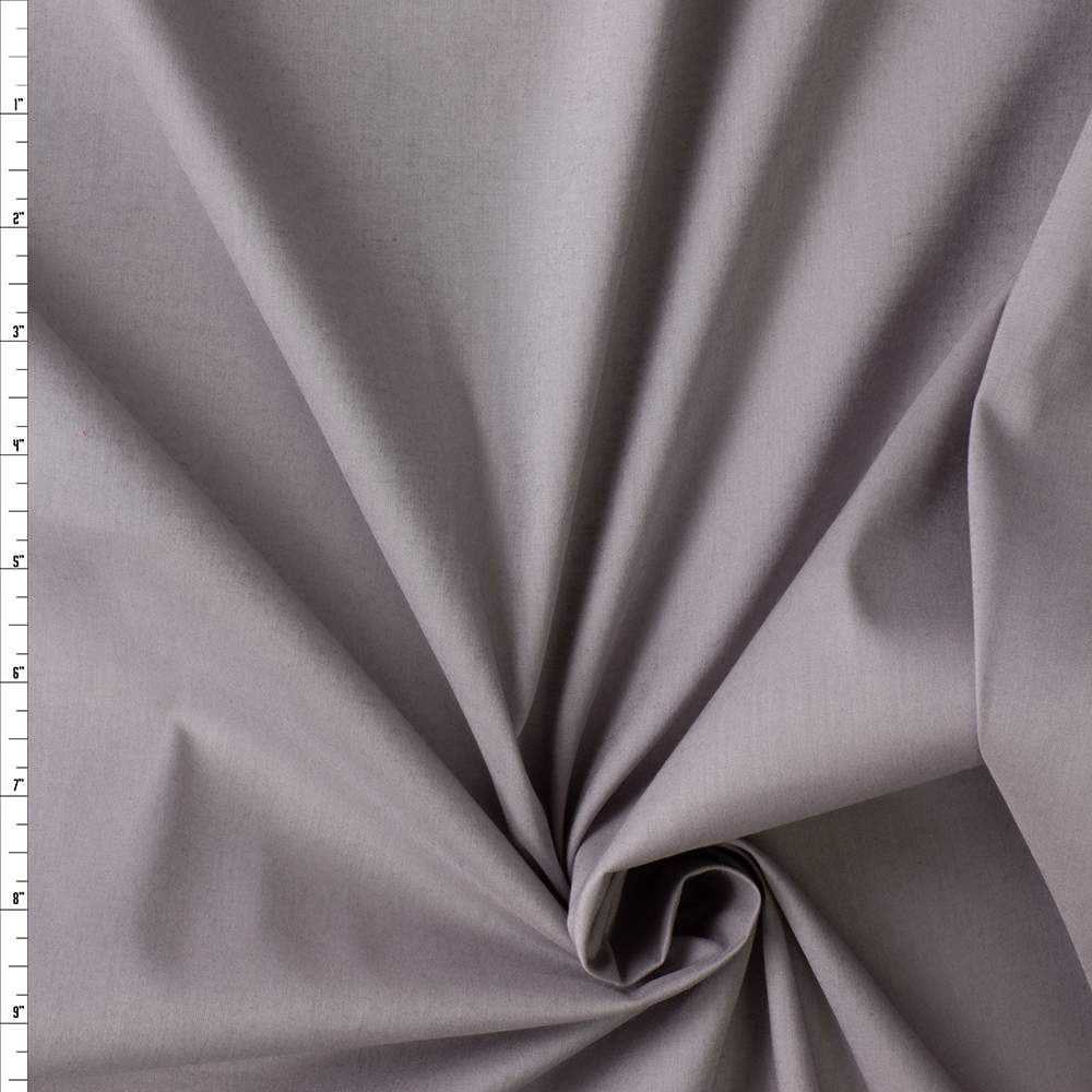 Grey Designer Stretch Cotton Lawn #29819 Fabric By The Yard