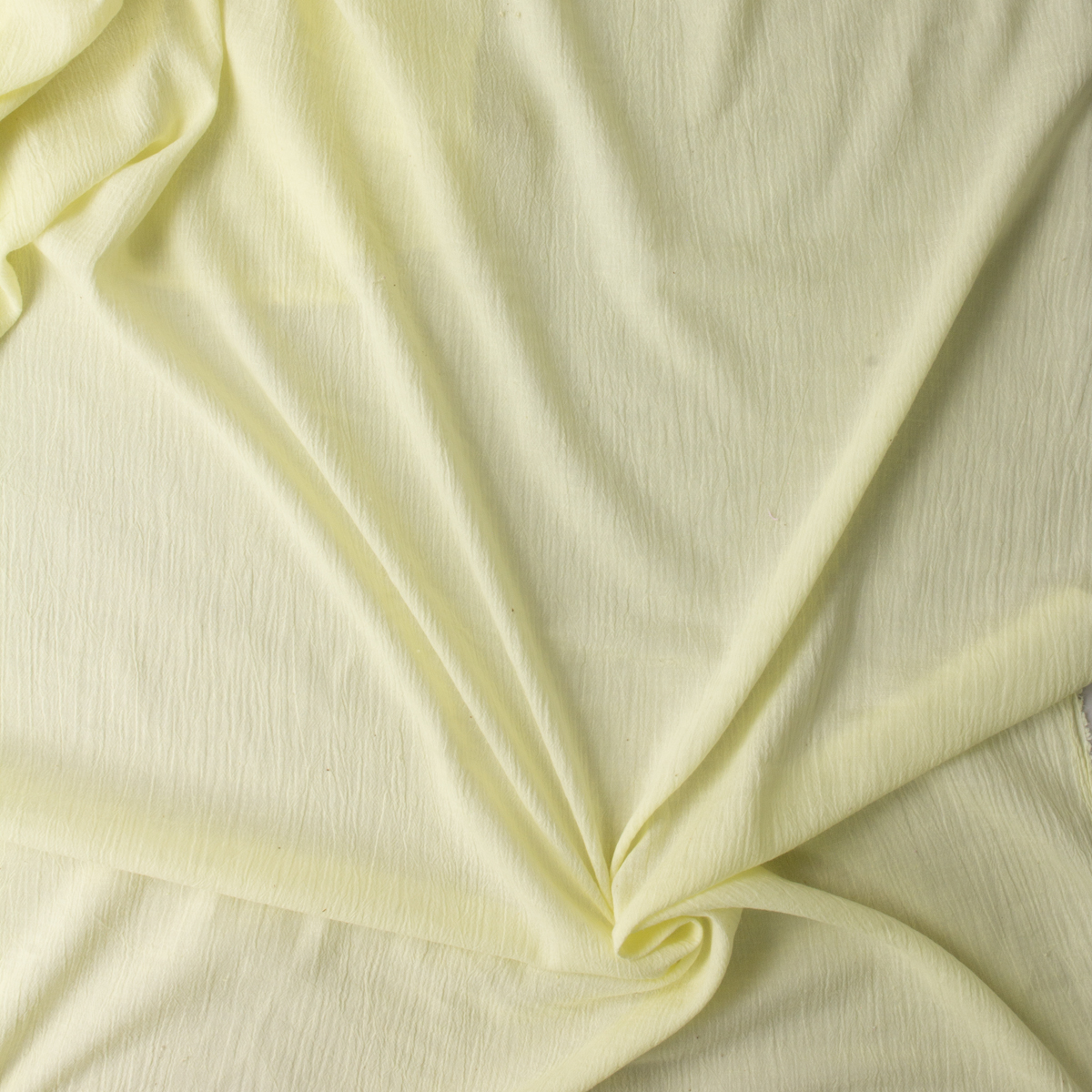 Light Lemon Cotton Gauze #29829 Fabric By The Yard - Wide shot
