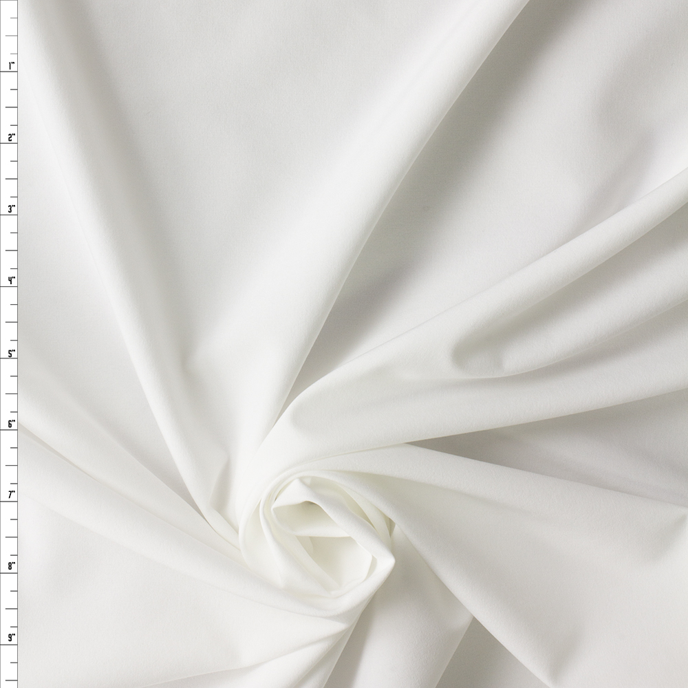 Offwhite Stretch Polyester Pongee #29836 Fabric By The Yard