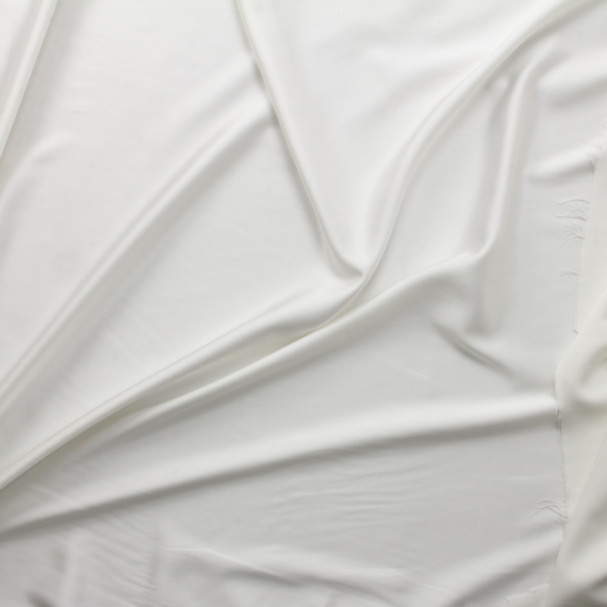 Offwhite Midweight Stretch Satin #29846 Fabric By The Yard - Wide shot