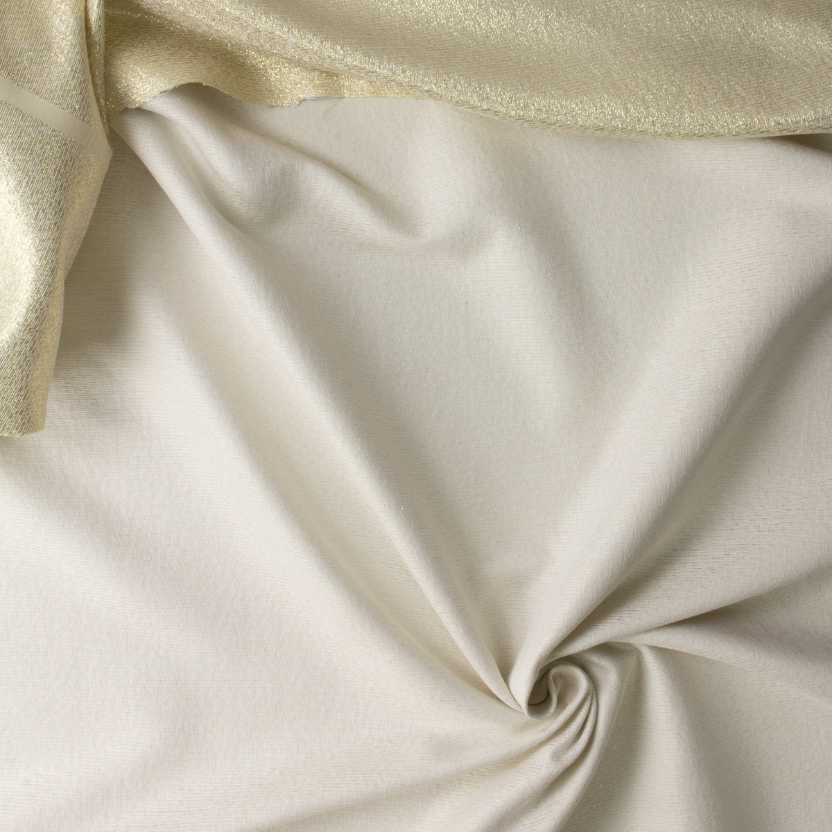 Metallic Gold and Ivory Brocade #29868 Fabric By The Yard - Wide shot