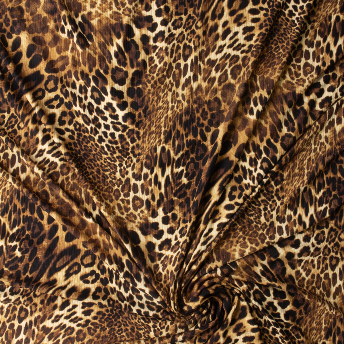 Mixed Leopard Print Stretch Rib Knit #29871 Fabric By The Yard - Wide shot
