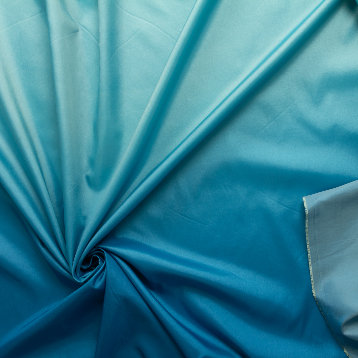 Teal/Mint Ombré Two Tone Taffeta #29880 Fabric By The Yard - Wide shot