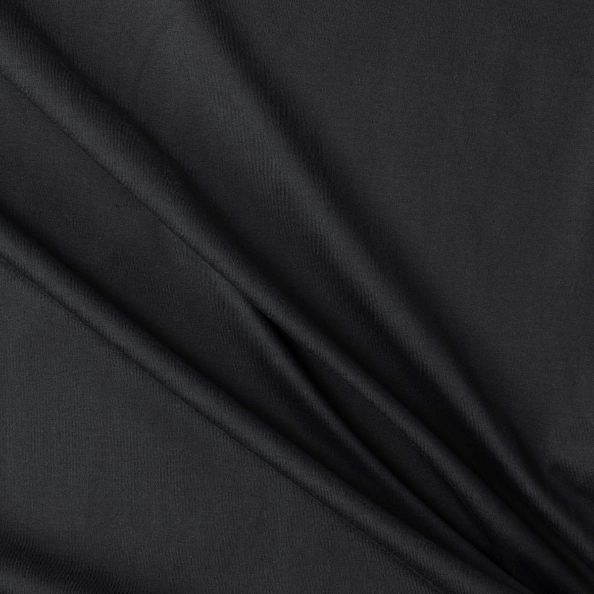 Black Rayon Jersey Knit #29885 Fabric By The Yard