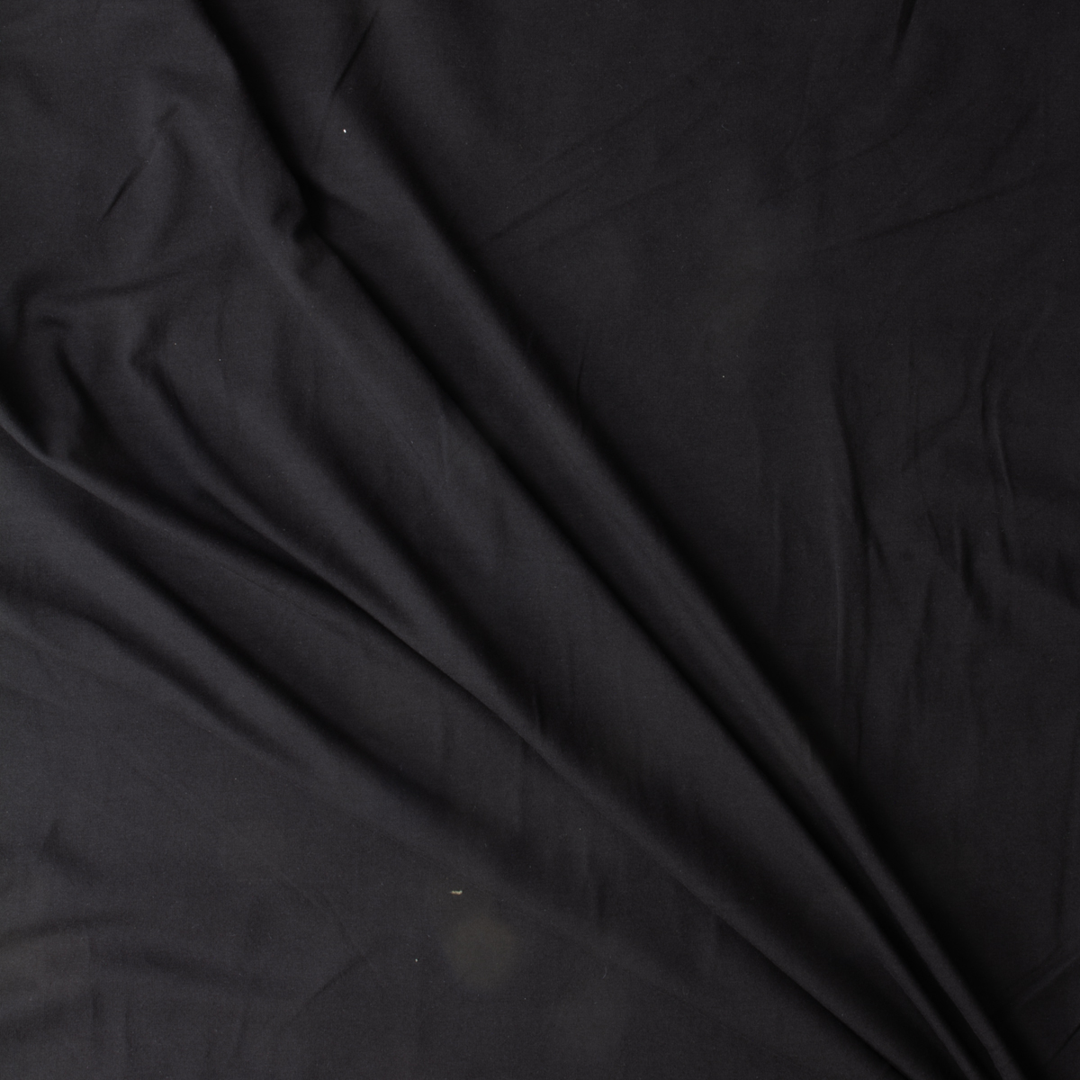 Black Cotton/Spandex Jersey Knit from Rainbeau #29886 Fabric By The Yard - Wide shot