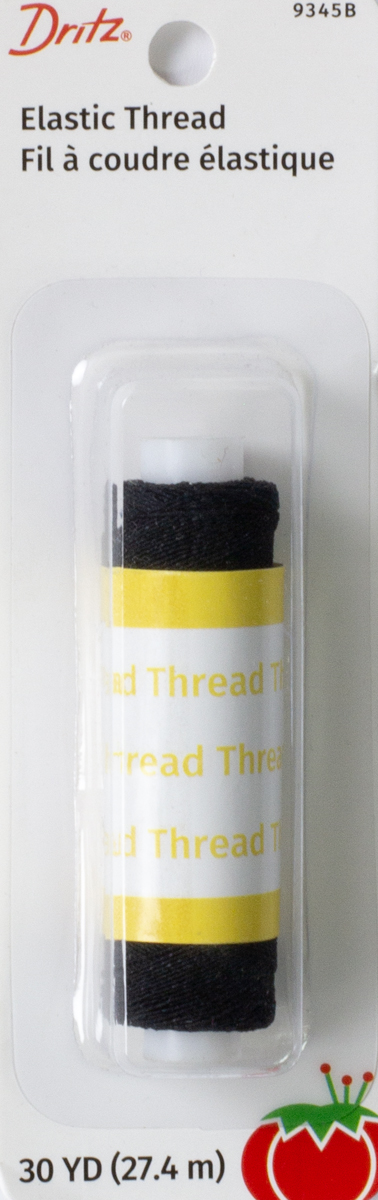 Dritz Black Elastic Thread - 30 Yards