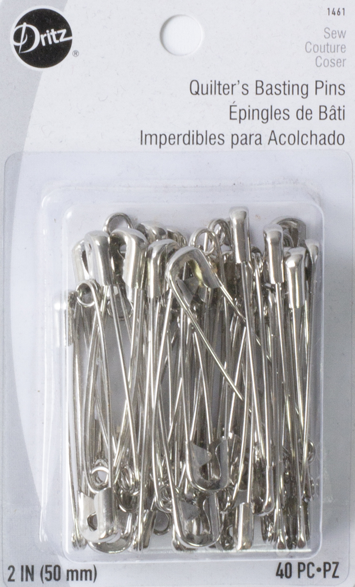 Dritz Quilter’s Basting Pins - 2" (50 mm), 40 pcs Fabric By The Yard