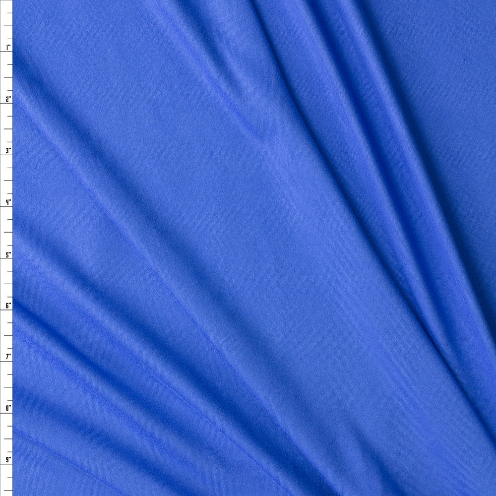Palace Blue Double Brushed Poly/Spandex #30004 Fabric By The Yard