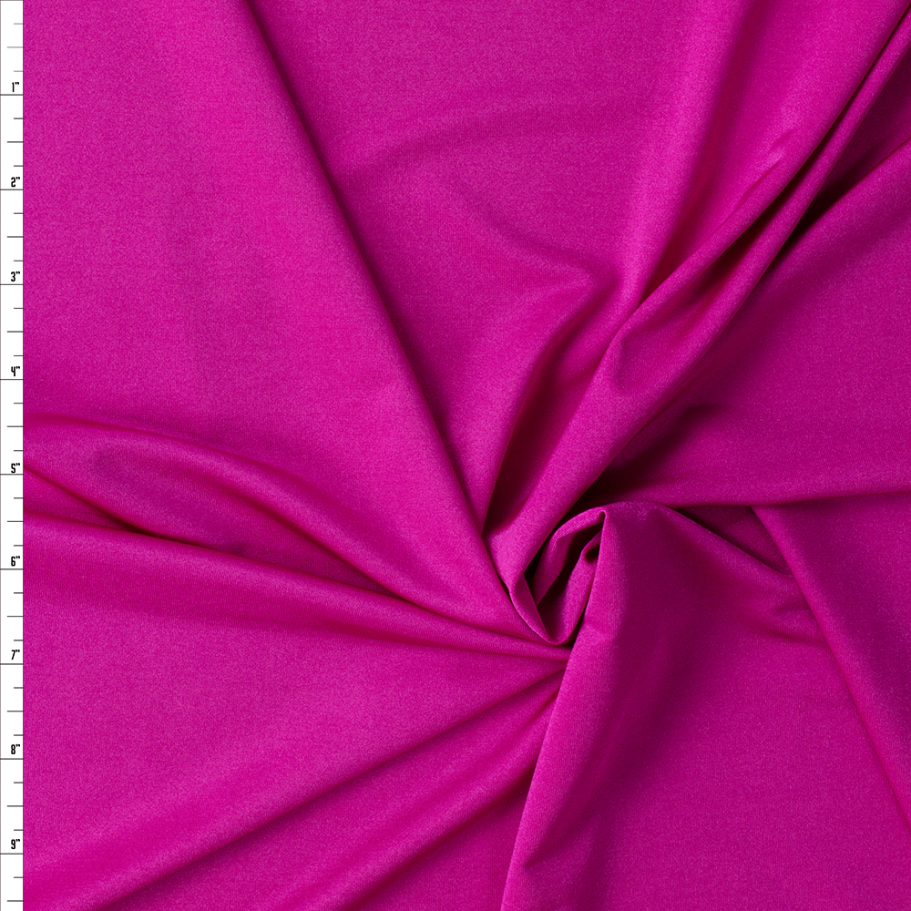 Magenta Poly/Spandex Shimmer #30048 Fabric By The Yard