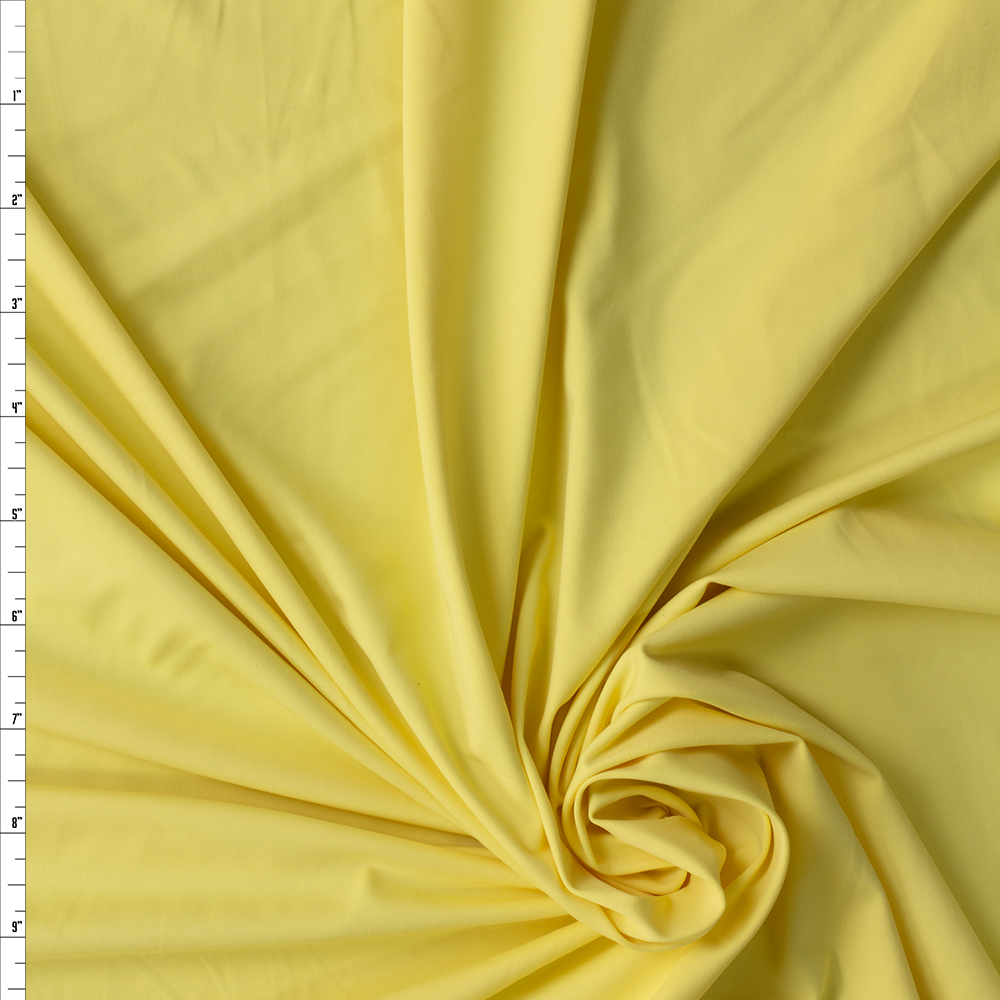 Lemon Nylon/Spandex #30054 Fabric By The Yard