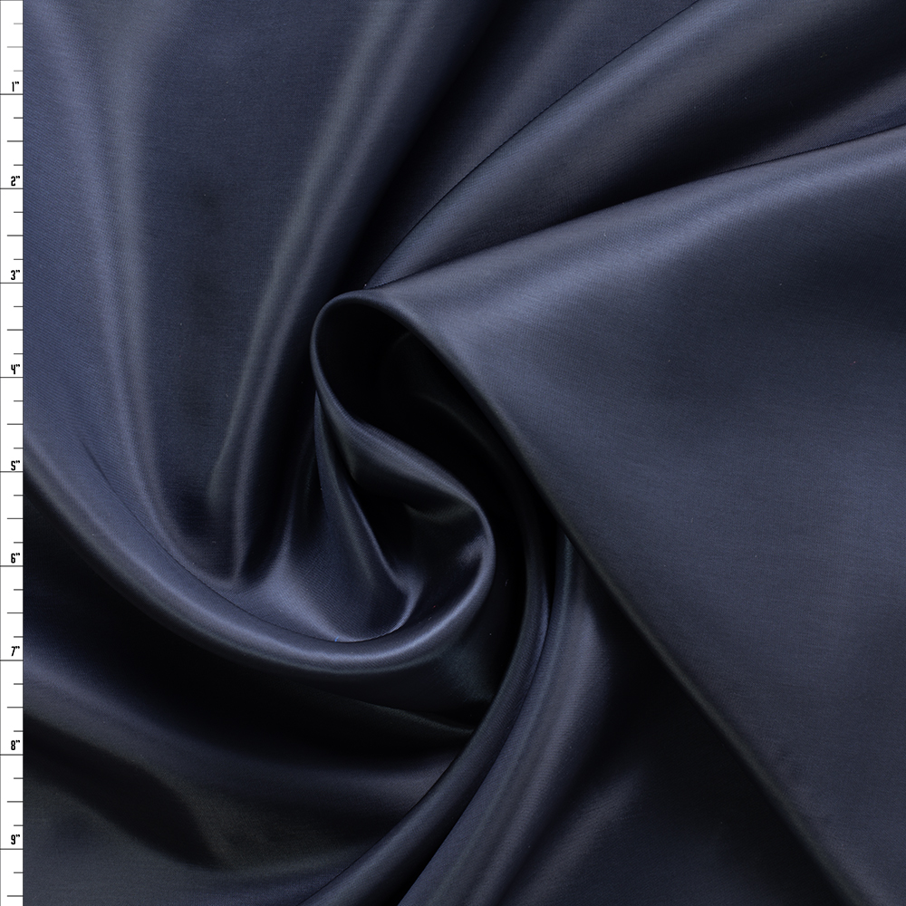 Navy Cupro Bemberg Lining #30083 Fabric By The Yard
