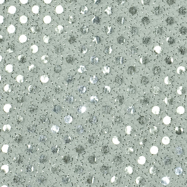 Silver Mini Sequin Fabric