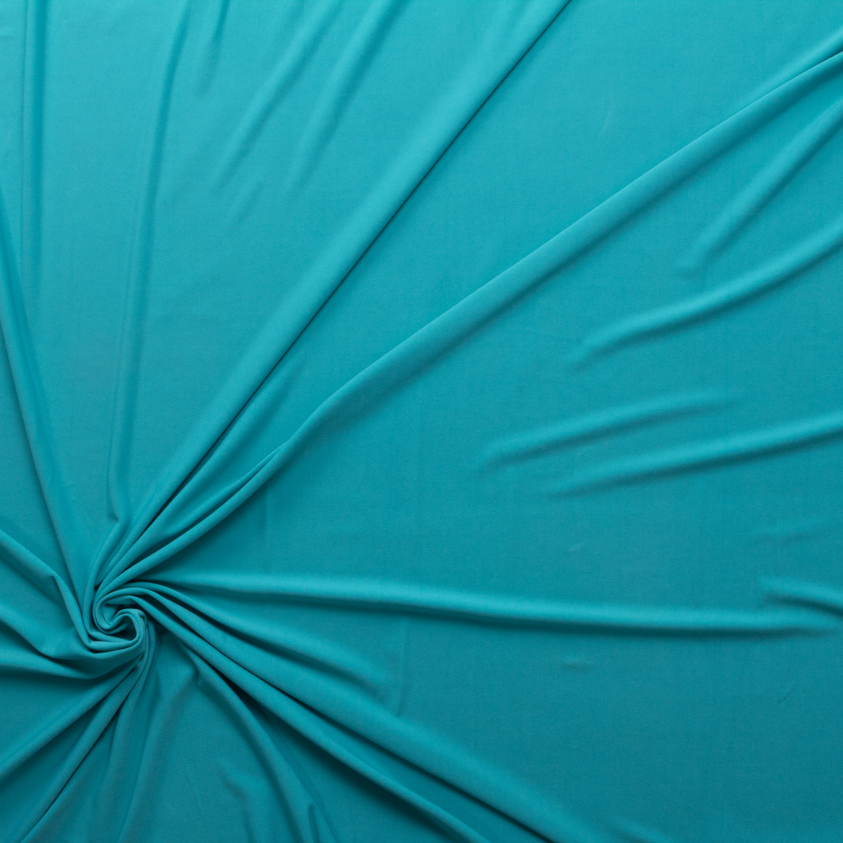 Bright Teal Midweight Stretch ITY Knit #30170 Fabric By The Yard - Wide shot