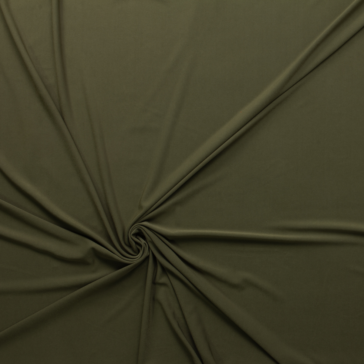 Olive Green Midweight Stretch ITY Knit #30175 Fabric By The Yard - Wide shot