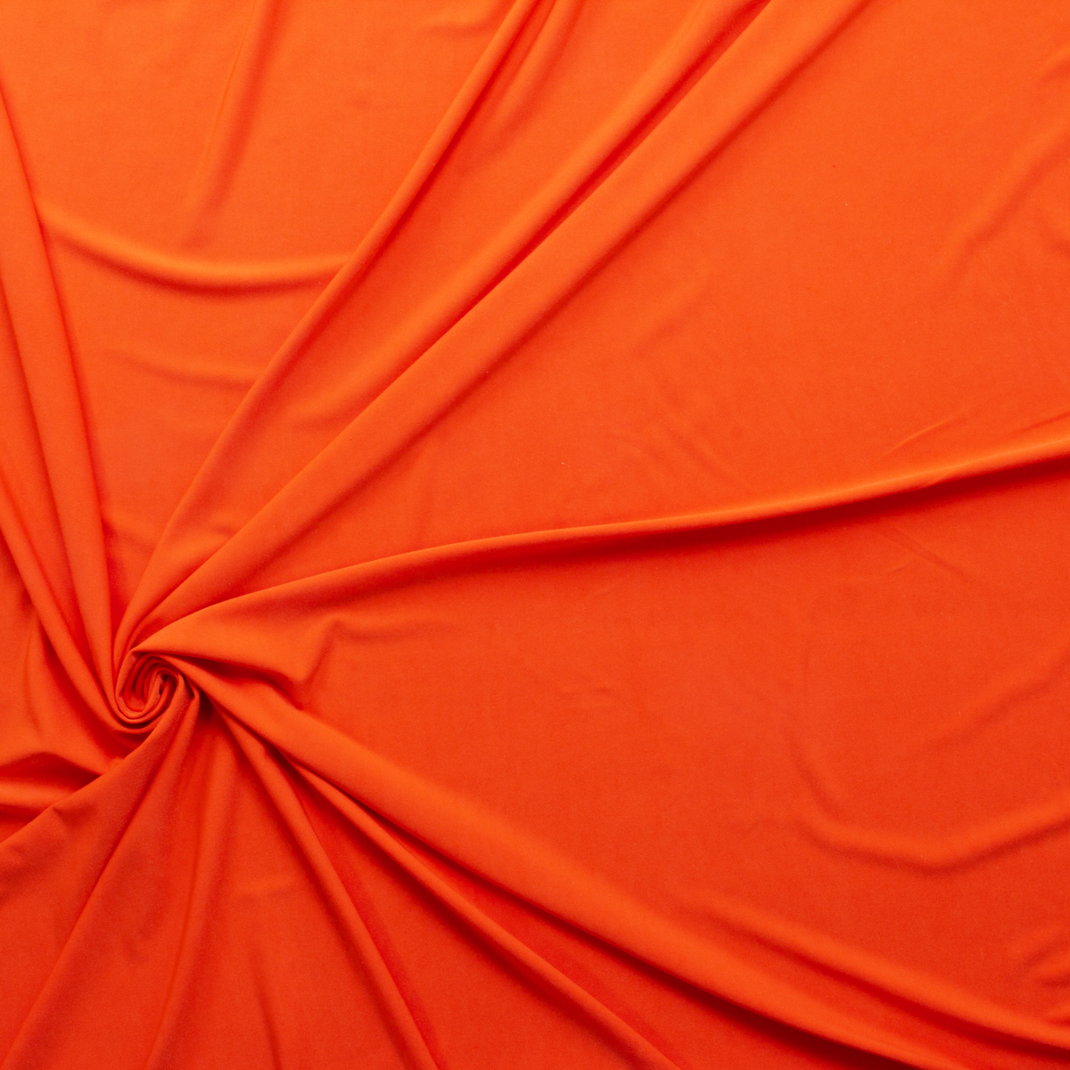 Bright Orange Midweight Stretch ITY Knit #30178 Fabric By The Yard - Wide shot