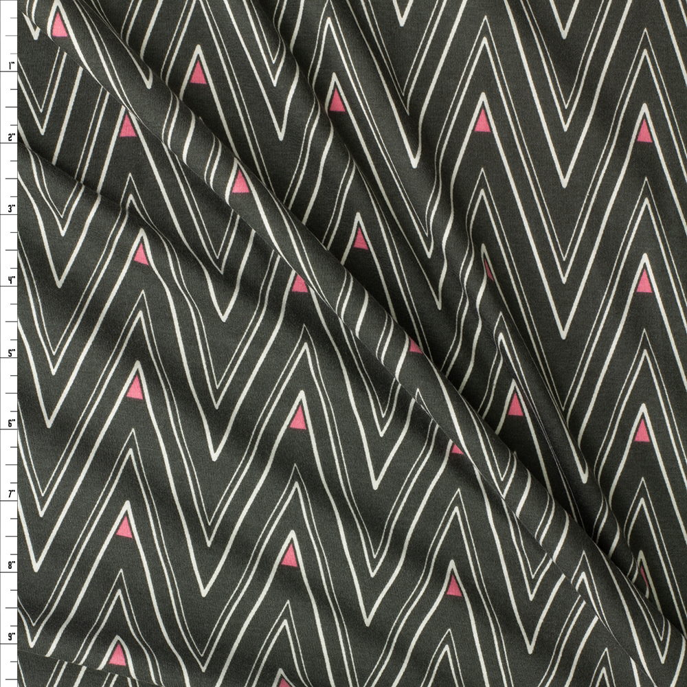 Legendary Collar Ends Boho Stretch Cotton Jersey Knit from Art Gallery Fabrics #30213 Fabric By The Yard