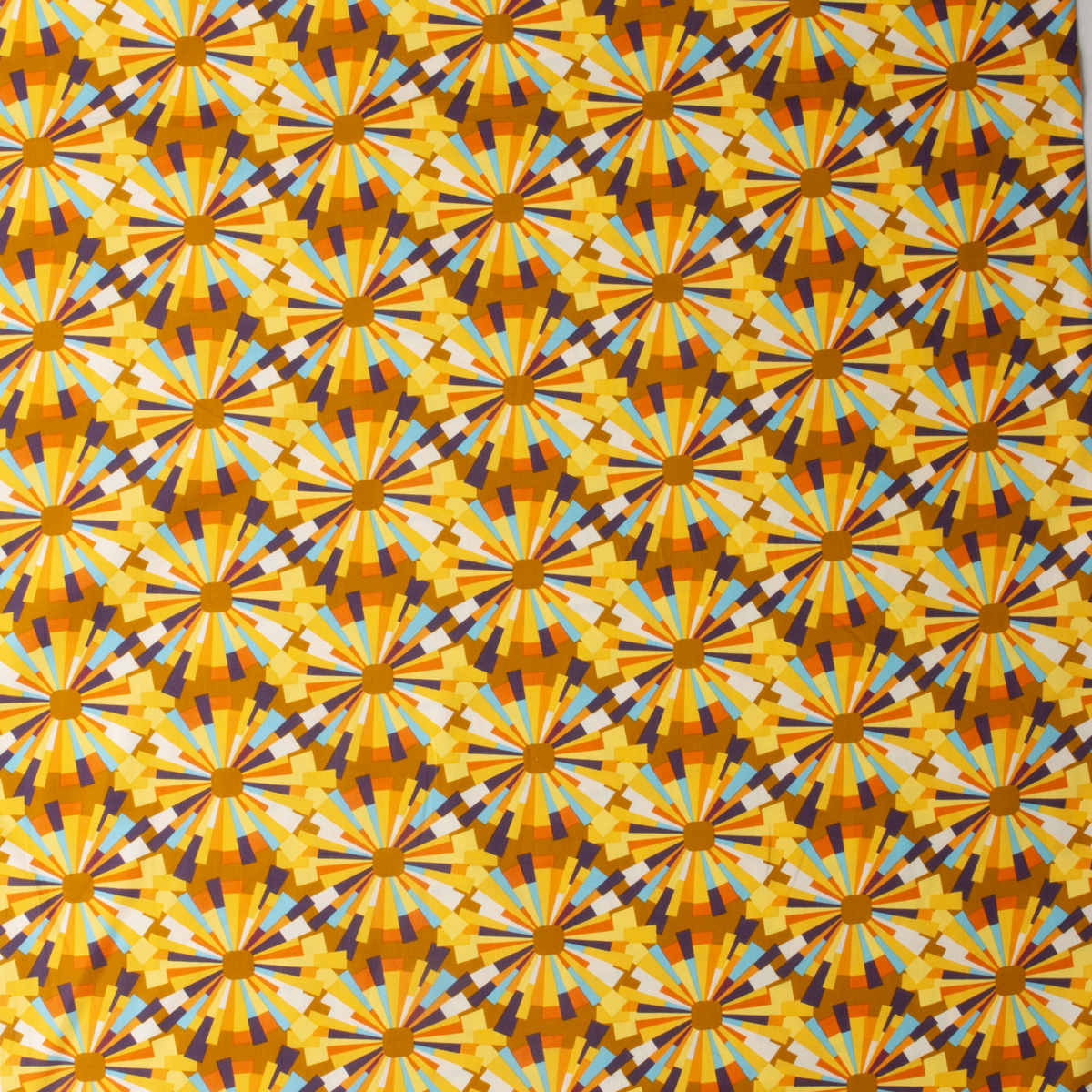 Aura Leis Burst Pineapple Cotton Poplin from Art Gallery Fabrics #30255 Fabric By The Yard - Wide shot