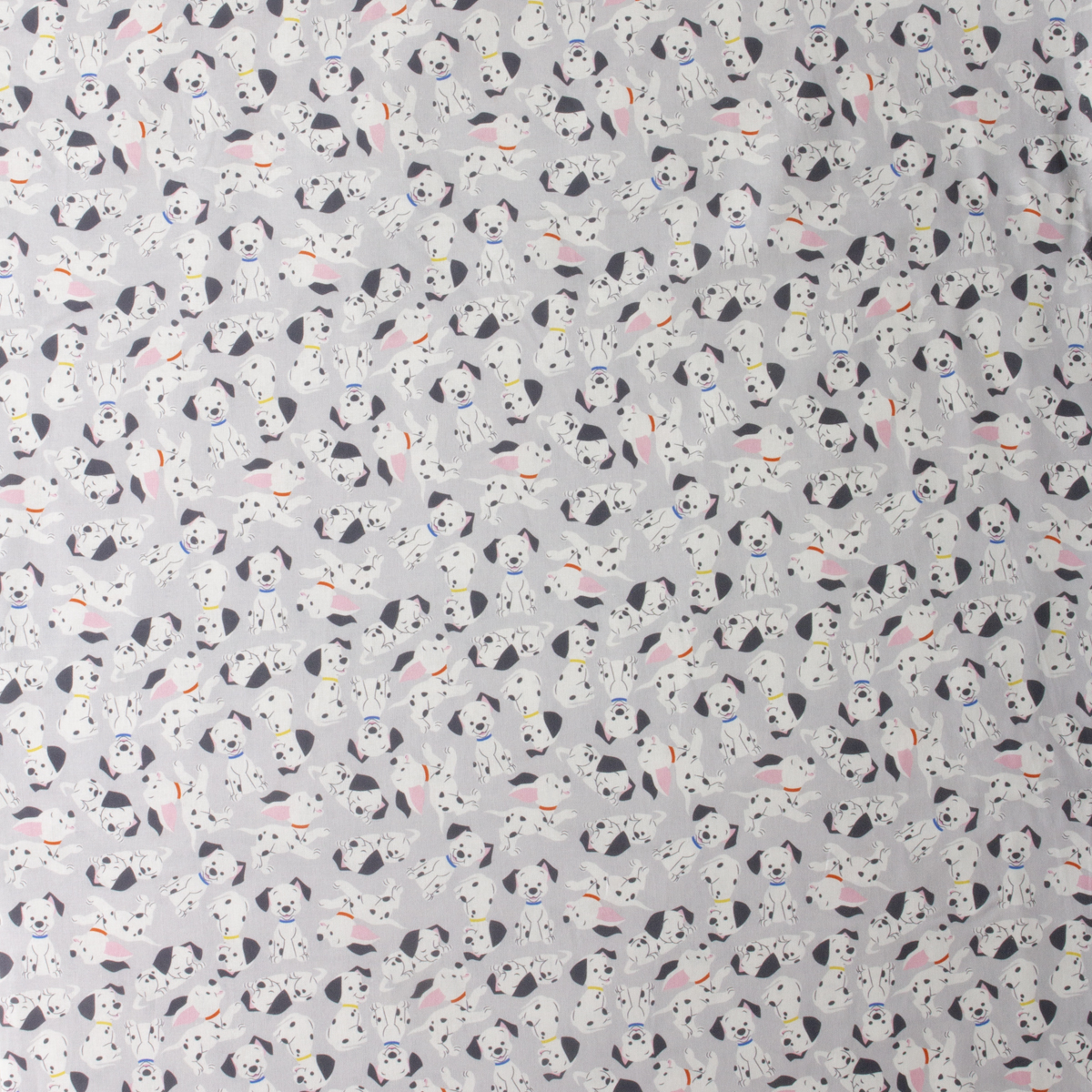 Tossed 101 Dalmatians Quilter’s Cotton from Spring Creative #30269 Fabric By The Yard - Wide shot