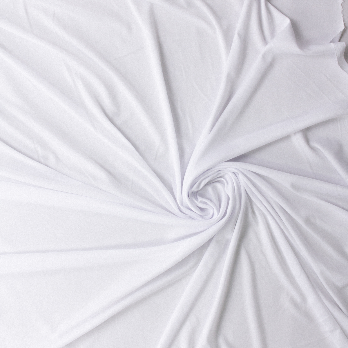 White 70 Denier Poly Interlock Knit #30347 Fabric By The Yard - Wide shot
