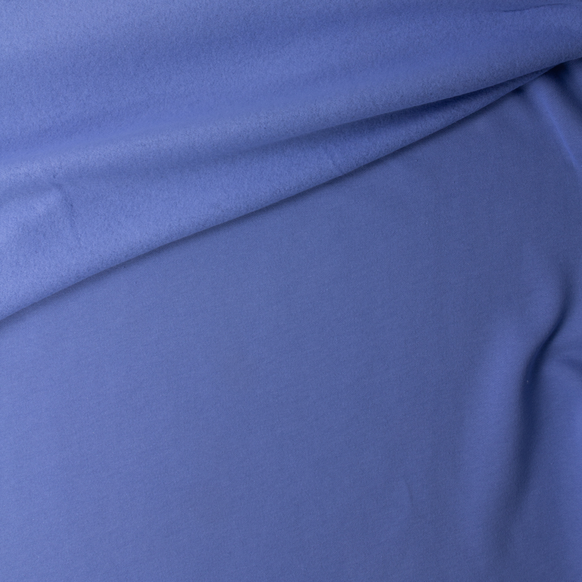 Light Blue Washed Cotton Sweatshirt Fleece #30435 Fabric By The Yard - Wide shot