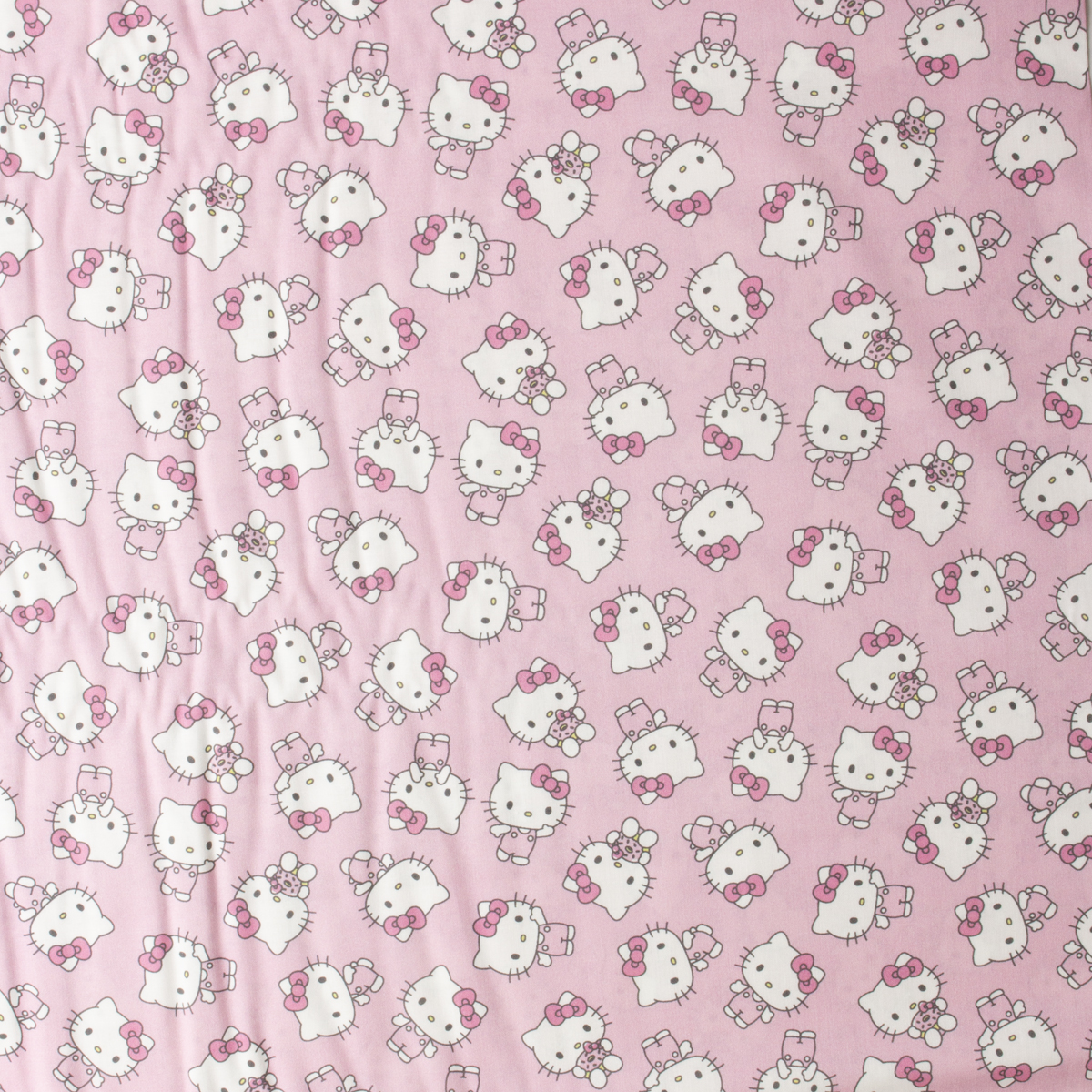 Hello Kitty Pink Sweet Quilter’s Cotton from Maywood Studio #30450 Fabric By The Yard - Wide shot