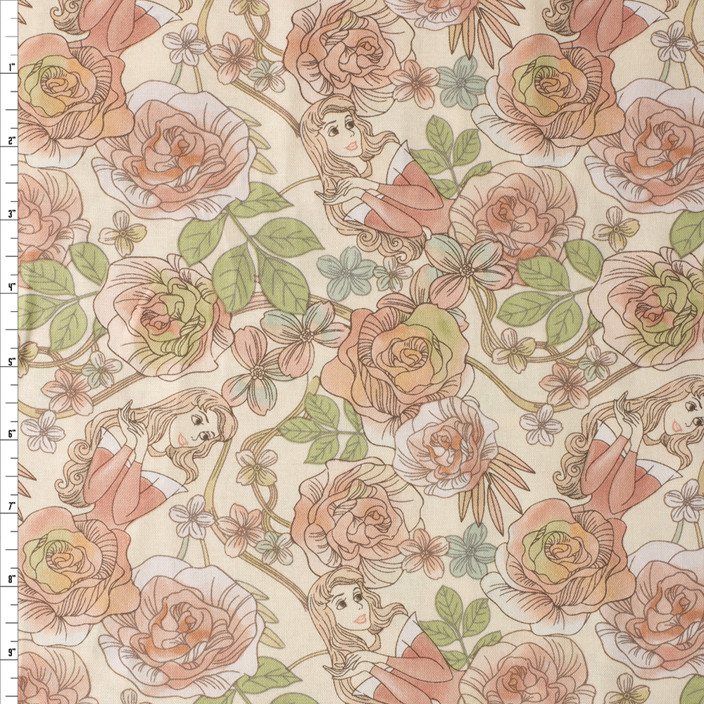 Aurora Floral Quilter’s Cotton from Maywood Studio #30460 Fabric By The Yard