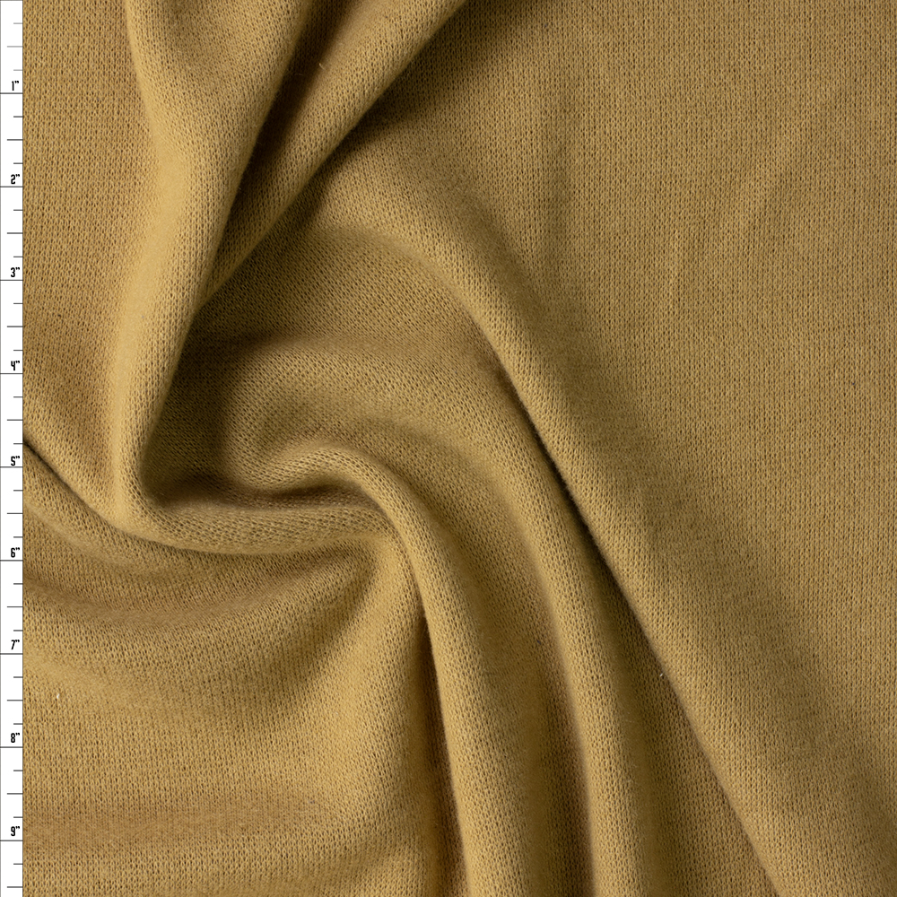 Tan Soft Brushed Midweight Sweater Knit #30471 Fabric By The Yard